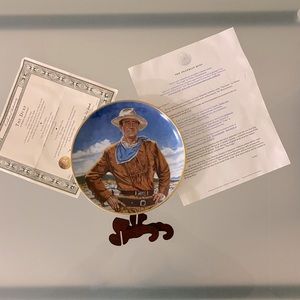 John Wayne "The Duke" Franklin Mint Limited Edition Collector Plate No G4749